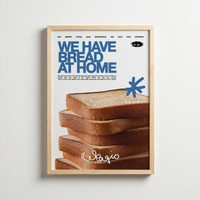 We Have Bread – Minimal Food Poster