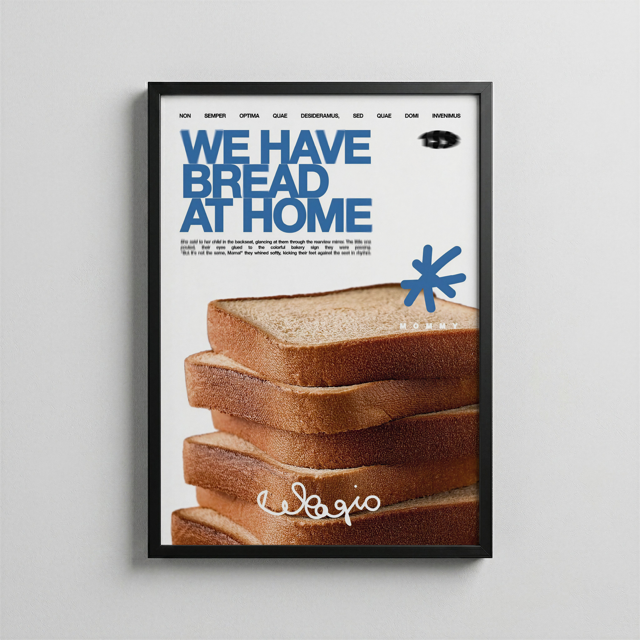 We Have Bread – Minimal Food Poster