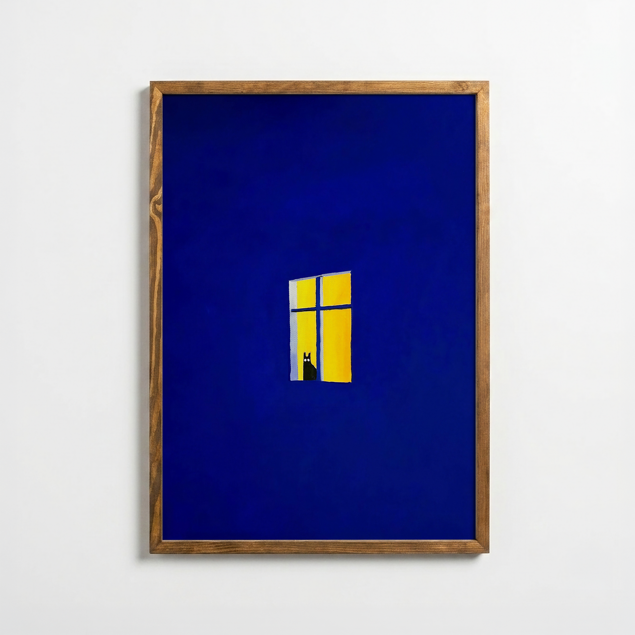 Yalnız Pencere – Minimal Gece Posteri