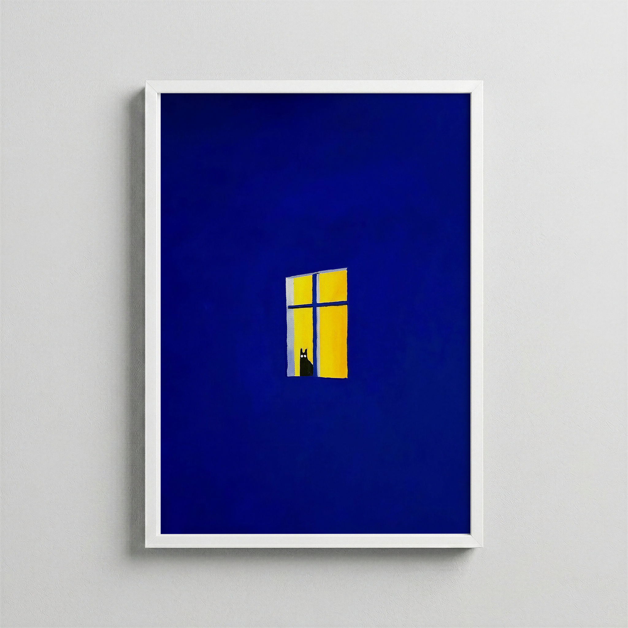 Yalnız Pencere – Minimal Gece Posteri