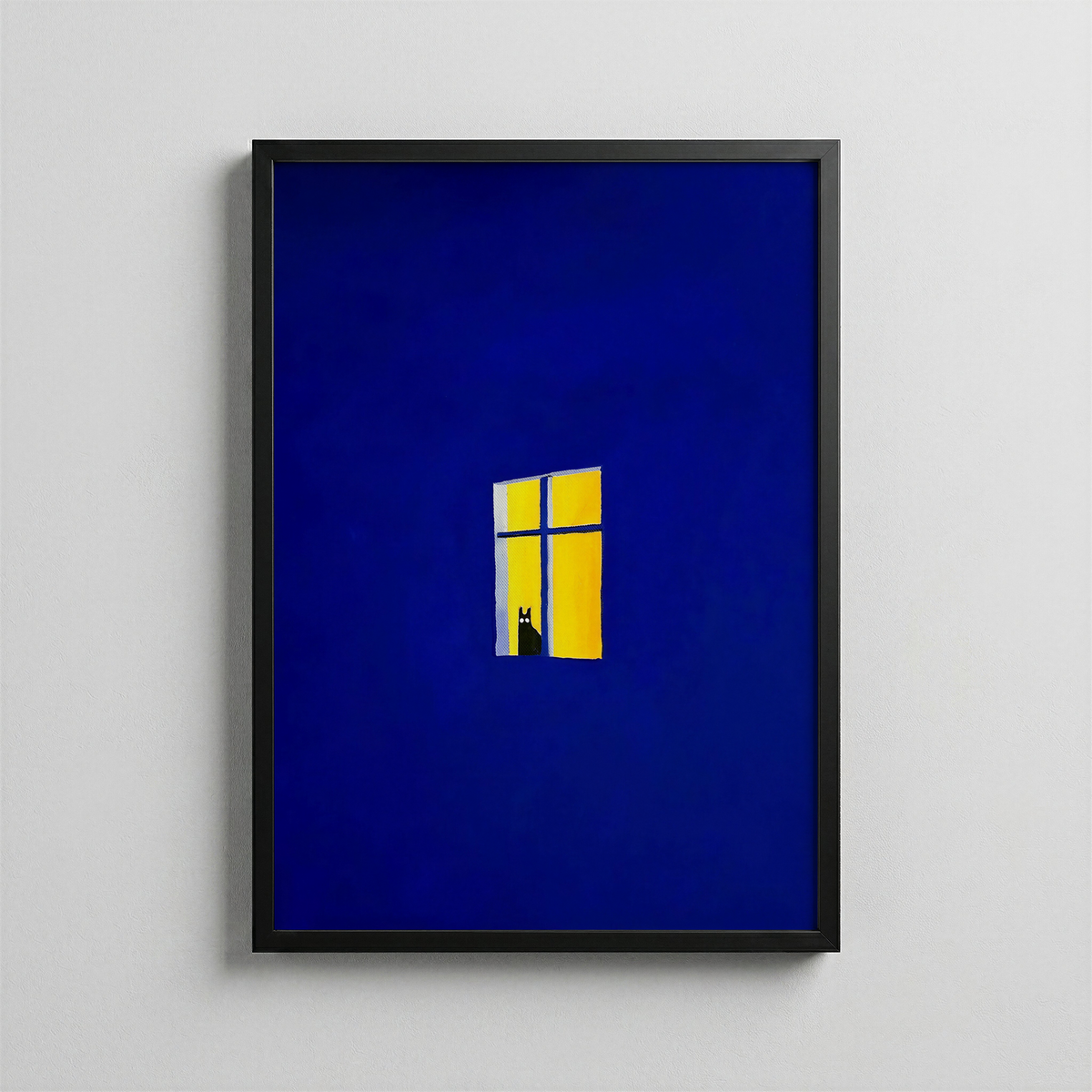 Yalnız Pencere – Minimal Gece Posteri