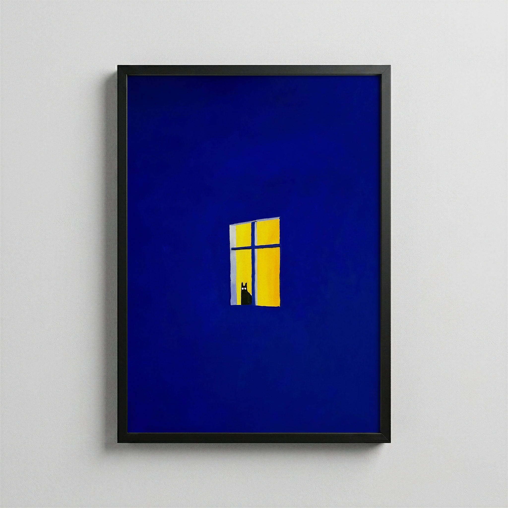 Yalnız Pencere – Minimal Gece Posteri