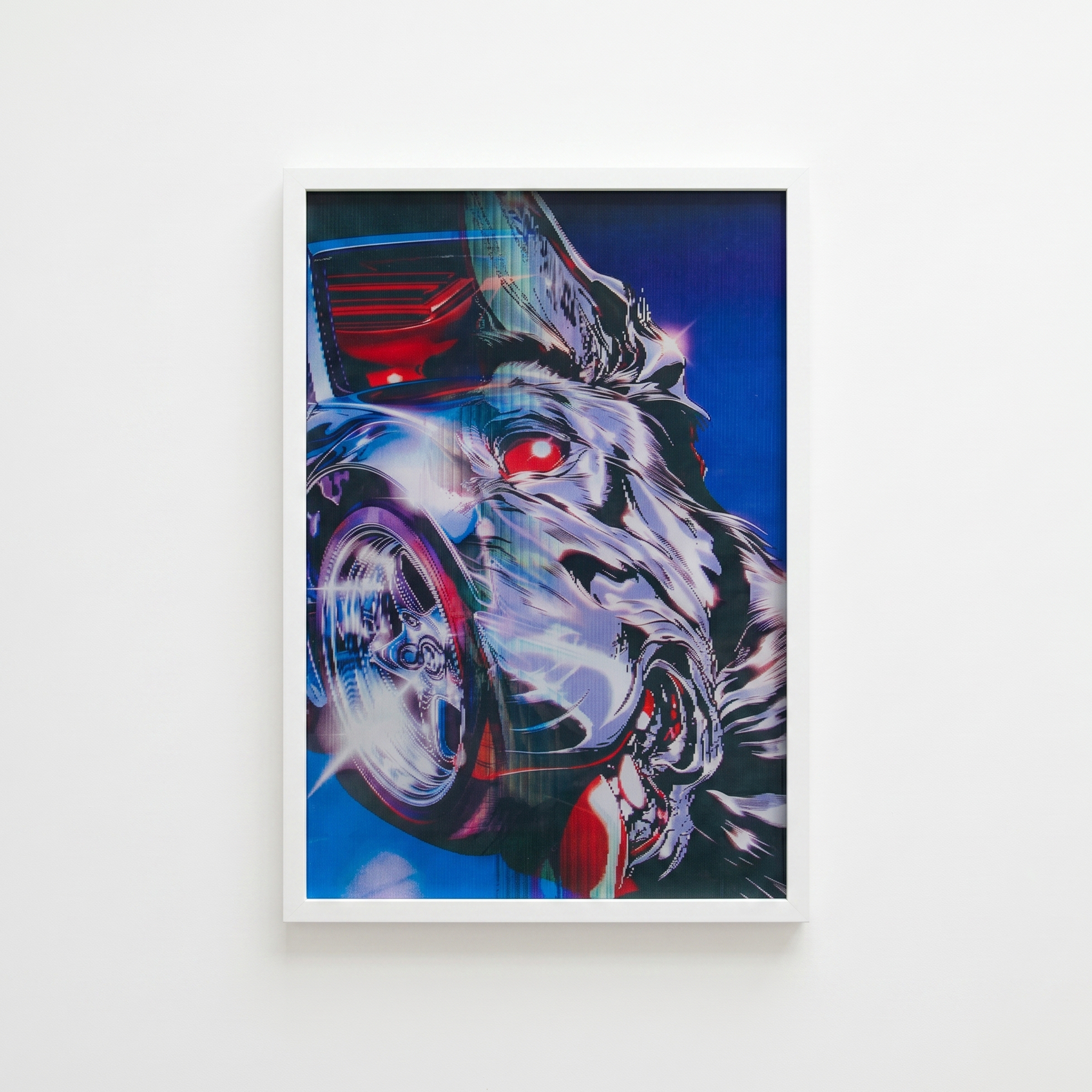 Dogs n Car — 3D Lenticular Poster